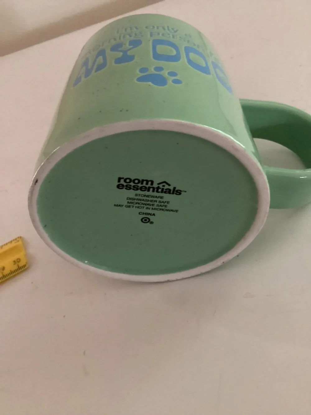 Funny Dog Theme Mug and Ceramic Bone-shaped Plaque